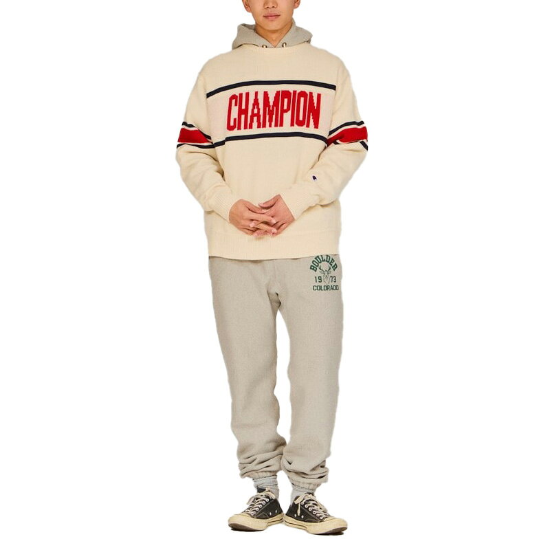 チャンピオン セーター メンズ Champion クルーネックセーター 24FW C3-A006 秋 冬