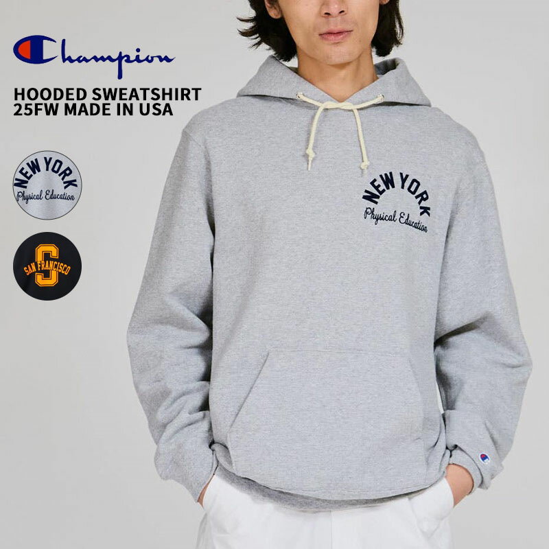 �����ԥ��� ��� �ץ��� �ȥ졼�ʡ� Champion �ա��ǥåɥ������åȥ���� 25FW MADE IN USA HOODED SWEATSHIRT ...