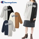 チャンピオン レディース Champion クルーネックスウェットシャツ ウィメンズ チュニック トレーナー cw-u012