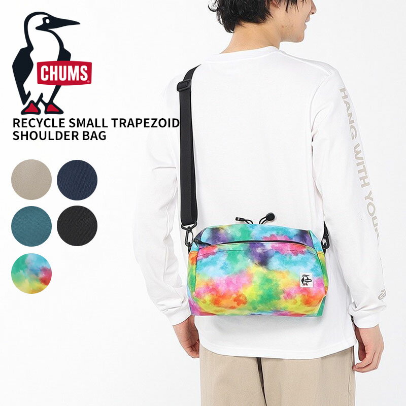Rakuten - チャムス ミニショルダー 6L 斜め掛けバッグCHUMS リサイクルスモールトラぺゾイドショルダーバッグ Recycle Small Trapezoid Shoulder Bag 大容量 アウトドア キャンプ CH60-3963
