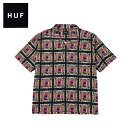 ハフ HUF PLEASURES POP TOP RAYON WOVEN SHIRT プレジャーズ 半袖シャツ メンズ AA