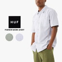 y|Cg5`10{znt HUF PARKER WORK SHIRT [NVc Vc Y [AA]