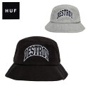 ハフ バケットハット バケハ HUF DESTROY REBUILD BUCKET HAT 帽子 ht00670