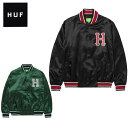 ハフ HUF CRACKERJACK SATIN BASEBALL JACKET サテンジャケット アウター 男性 メンズ 