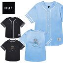 ハフ HUF COMMUNITY HAND BASEBALL JERSEY ベースボールシャツ 半袖シャツ メンズ 