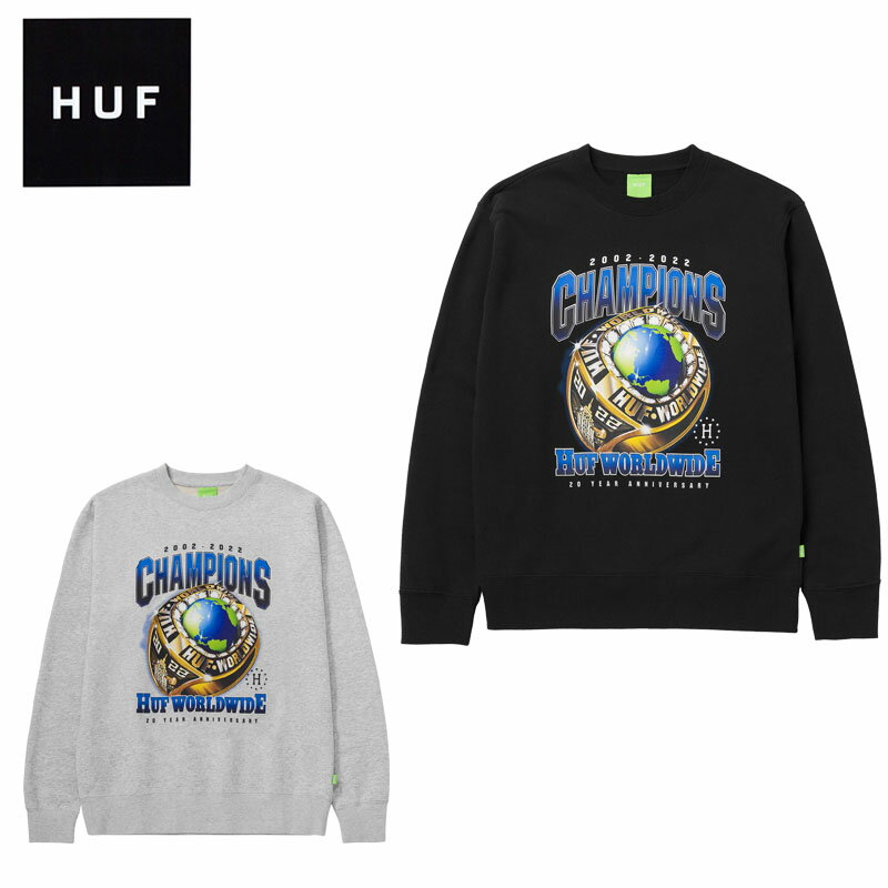 ハフ HUF CHAMPIONS CREWNECK クルーネック スウェット トップス トレーナー 男性 メンズ pf00521