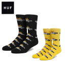 ハフ HUF CIVIL DISOBEDIENCE SOCKS クルー丈 ソックス 靴下 メンズ [AA-3]