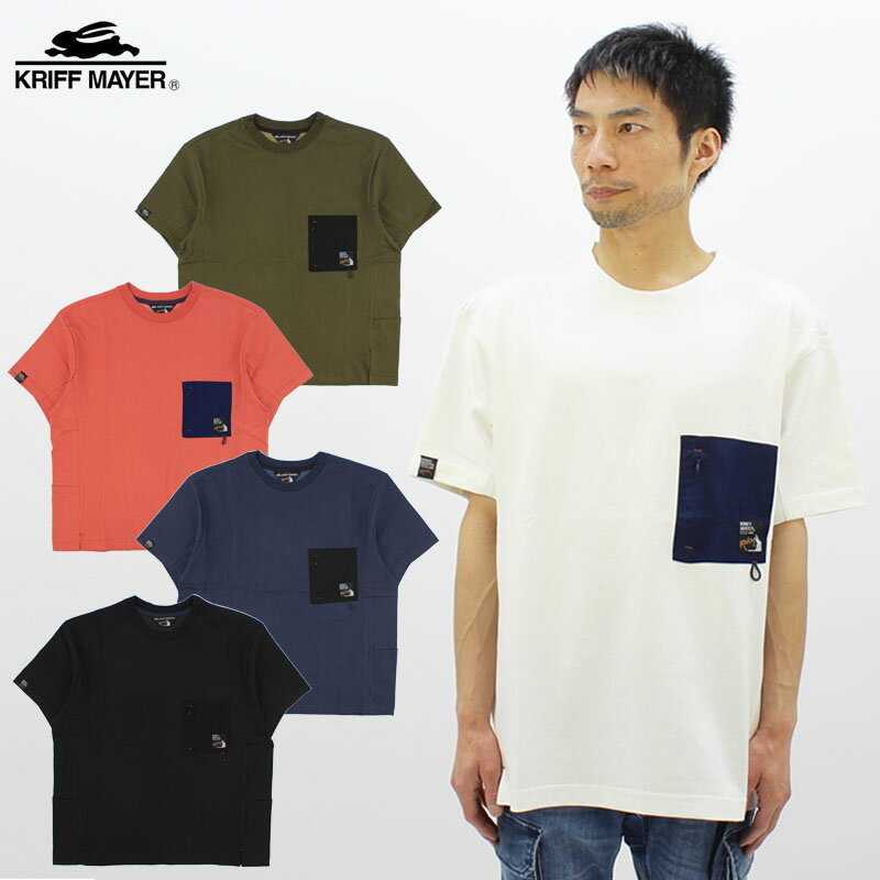 Rakuten - クリフメイヤー 半袖Tシャツ KRIFF MAYER ROKXコラボ クールタフポケT Tシャツ カットソー トップス 2245103