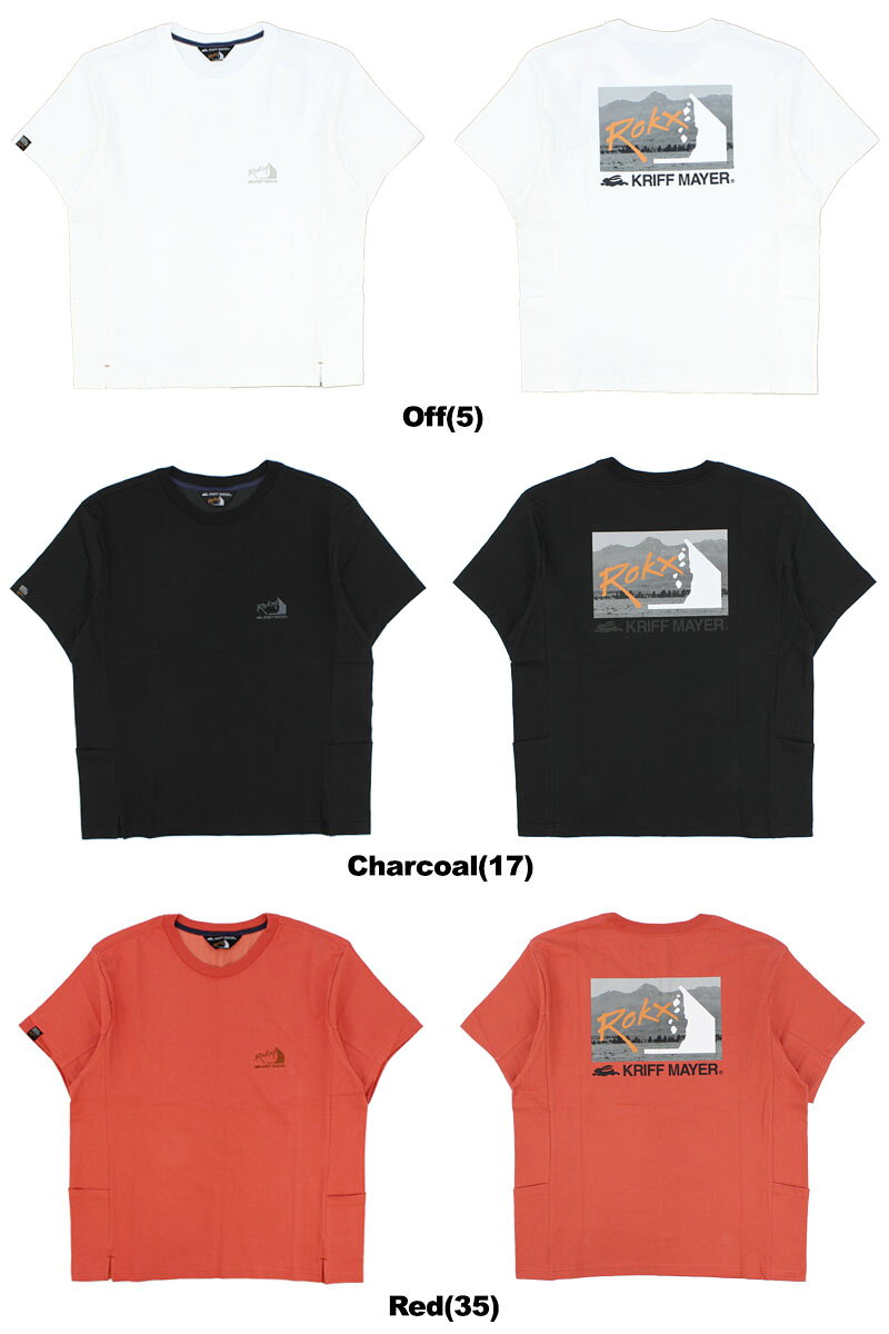 クリフメイヤー メンズ 半袖Tシャツ KRIFF MAYER ROKXコラボ クールタフT ロゴ Tシャツ カットソー トップス 2245104 neoglobe-10029494 Neo Globe サンプル画像2