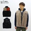 【店内P5倍以上】マナスタッシュ MANASTASH メンズ THERMAL FLEECE VEST サーマル フリース ベスト 7122049 男性 AA