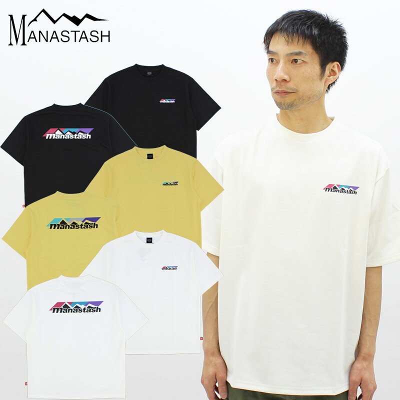 マナスタッシュ Tシャツ MANASTASH メンズ RE:PET TEE SCHEME LOGO SS 半袖 7923134048 カットソー 男性 父の日