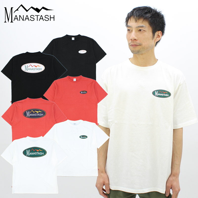 マナスタッシュ 半袖Tシャツ MANASTASH メンズ RE:CTN TEE ORIGINAL LOGO SS Tシャツ 7923134049 カットソー 男性 792-3134049