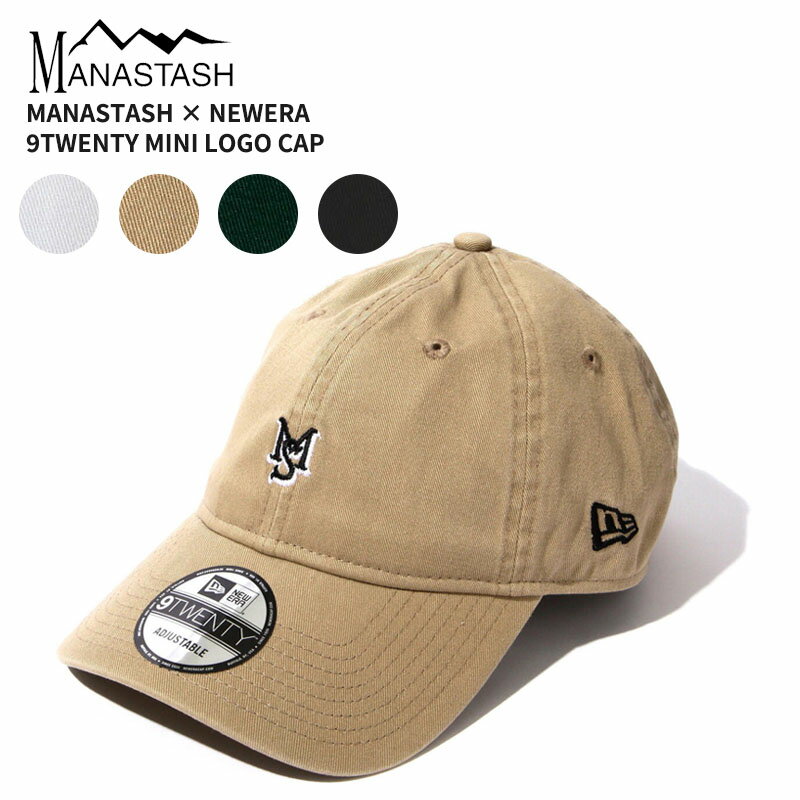 Rakuten - マナスタッシュ ニューエラ コラボ ユニセックス キャップ 帽子 MANASTASH × NEWERA 9TWENTY MINI LOGO CAP カジュアル ミニロゴ 792-5974003