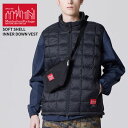 マンハッタン ポーテージ×タイオン コラボ ダウンベスト Manhattan Portage×TAION ソフトシェル インナーダウンベスト アウター 秋 冬 ...