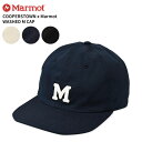 クーパーズタウン x マーモット コラボ キャップ 帽子 COOPERSTOWN x Marmot ウォッシュド M キャップ Washed M Cap MTS...