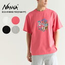 ナンガ メンズ グラフィック 半袖Tシャツ レディース NANGA エコハイブリッド ティー ファミリー プリント ECO HYBRID TEE(FAM PT)...