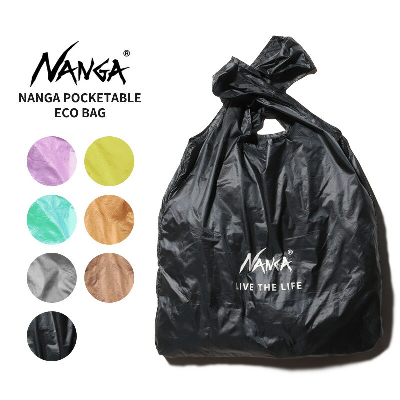 ナンガ NANGA NANGA POCKETABLE ECO BAG LIVE THE LIFE 3A205 エコバッグ ポケッタブル ショッピングバッグ [小物] [AA-2]