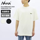 ナンガ メンズ Tシャツ レディース NANGA エコハイブリッド ボックスロゴ エンブロイダリー ティー ECO HYBRID BOX LOGO EMBROIDERY TEE 半袖 トップス カットソー C2430-1M500Z 流通限定 限定カラー(4)