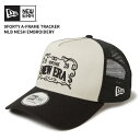 ニューエラ メンズ メッシュキャップ 帽子 レディース NEW ERA 9FORTY A-Frame トラッカー FRAME LOGO ブラック/ストーン 14...