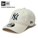 ニューエラ メンズ キャップ ダックキャンバス NEW ERA 9TWENTY Washed Duck ニューヨーク・ヤンキース クローム 14388748