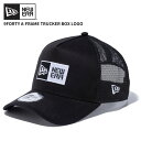ニューエラ メンズ メッシュキャップ 帽子 レディース NEW ERA 9FORTY A-Frame トラッカー ボックスロゴ ブラック 黒 スナップバック 1...