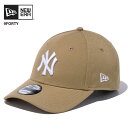 ニューエラ MLB メンズ キャップ 帽子 レディース NEW ERA 9FORTY 9FORTY ニューヨーク・ヤンキース カーキ × ホワイト 145250...