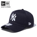 ニューエラ メンズ キャップ 帽子 レディース NEW ERA 9FORTY A-Frame ニューヨーク・ヤンキース ネイビー × ホワイト 14525034