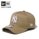 ニューエラ メンズ キャップ 帽子 レディース NEW ERA 9FORTY A-Frame ニューヨーク・ヤンキース カーキ × ホワイト 14525035