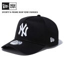 ニューエラ メンズ キャップ 帽子 レディース NEW ERA 9FORTY A-Frame ニューヨーク・ヤンキース ブラック × ホワイト 14525036