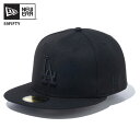 ニューエラ メンズ キャップ 帽子 NEW ERA 59FIFTY ロサンゼルス・ドジャース ブラック × ブラック 帽子 アメカジ ストリート 1452522...
