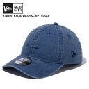 ニューエラ メンズ キャップ 帽子 レディース NEW ERA 9TWENTY Acid Wash アシッドウォッシュ スクリプトロゴ ネイビー cap 141...