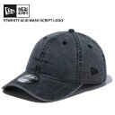 ニューエラ メンズ キャップ 帽子 レディース NEW ERA 9TWENTY Acid Wash アシッドウォッシュ スクリプトロゴ ブラック cap 141...