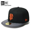 ニューエラ メンズ キャップ 帽子 レディース NEW ERA 59FIFTY Duck Canvas サンフランシスコ・ジャイアンツ ブラック グラファイトバ...