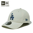 ニューエラ メンズ キャップ 帽子 レディース NEW ERA カジュアルクラシック ロサンゼルス・ドジャース アイボリー × ブルー 野球帽 14524775