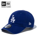 ニューエラ メンズ キャップ 帽子 レディース NEW ERA カジュアルクラシック ロサンゼルス・ドジャース ダークロイヤル × ホワイト 野球帽 14524...