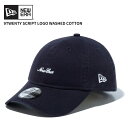 ニューエラ メンズ キャップ 帽子 レディース NEW ERA 9TWENTY スクリプトロゴ ウォッシュドコットン ネイビー × ホワイト 14525126