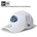 ニューエラ メンズ ゴルフキャップ レディース NEW ERA 9FORTY A-Frame Stretch Cotton Washable ホワイト ゴルフ ...