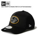 ニューエラ メンズ ゴルフキャップ レディース NEW ERA 9FORTY A-Frame Stretch Cotton Washable ブラック ゴルフ ...