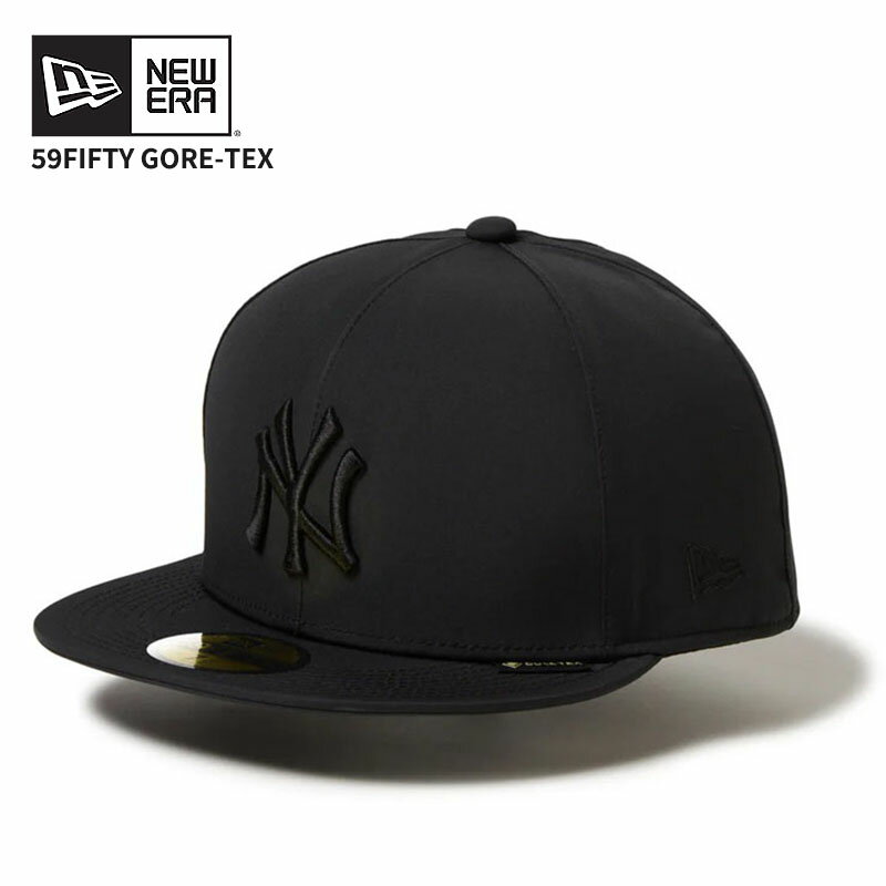 ニューエラ メンズ キャップ ゴアテックス 帽子 NEW ERA 59FIFTY GORE-TEX ニューヨーク・ヤンキース ブラック 帽子 アメカジ ストリート 14668169