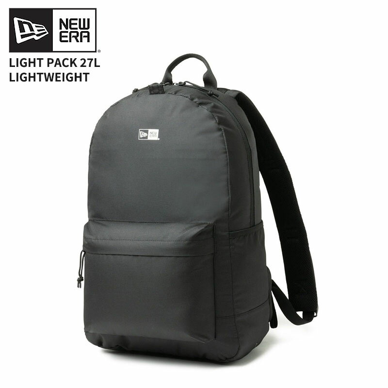 Rakuten - ニューエラ 軽量リュック バックパック NEW ERA ライトパック 27L ライトウェイト ブラック 黒 デイバッグ 14521329