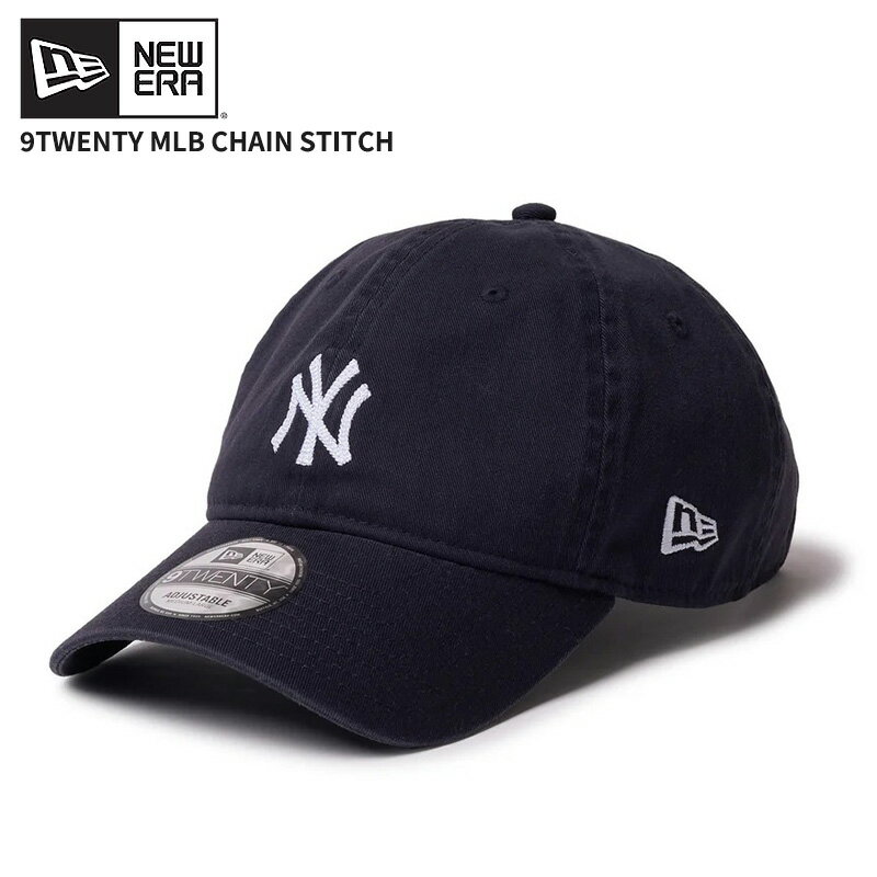 Rakuten - ニューエラ メンズ キャップ レディース NEW ERA 9TWENTY MLB Chain Stitch チェーンステッチ ニューヨーク・ヤンキース ネイビー 14668016