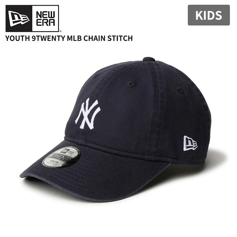 Rakuten - ニューエラ キャップ キッズ 帽子 NEW ERA キッズ Youth 9TWENTY MLB Chain Stitch チェーンステッチ ニューヨーク・ヤンキース ネイビー 帽子 子供 14671647