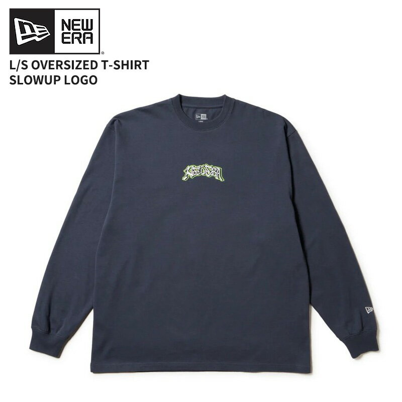Rakuten - ニューエラ メンズ 長袖Tシャツ NEW ERA 長袖 オーバーサイズド Tシャツ Slowup Logo スレートグレー トップス カットソー 14682693