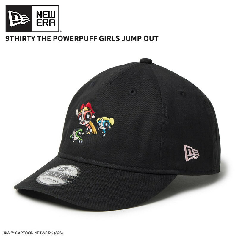 뉴 에라 남성 모자 모자 여성 NEW ERA 9THIRTY The Powerpuff Girls 파워 퍼프 걸스 Jump Out 블랙 14743499