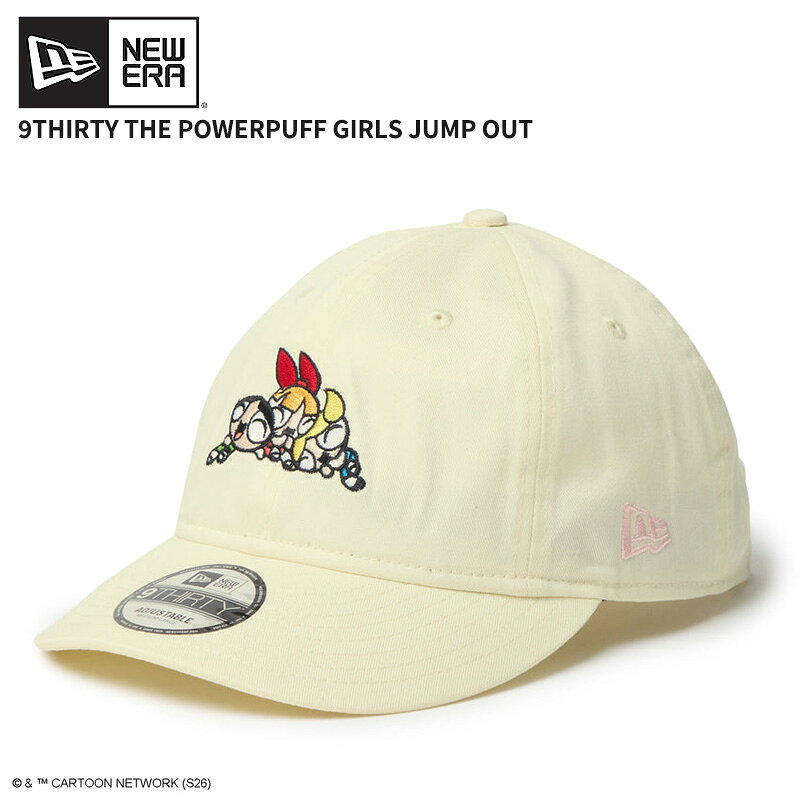 뉴 에라 남성 모자 모자 여성 NEW ERA 파워 퍼프 걸스 9THIRTY The Powerpuff Girls Jump Out 크롬 화이트 14743502