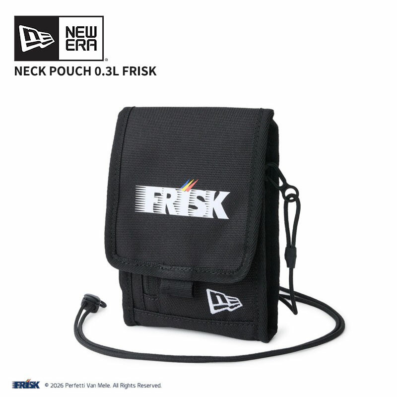 Rakuten - ニューエラ ポーチ NEW ERA ネックポーチ 0.3L FRISK フリスク ブラック 14863780 ネコポス送料無料