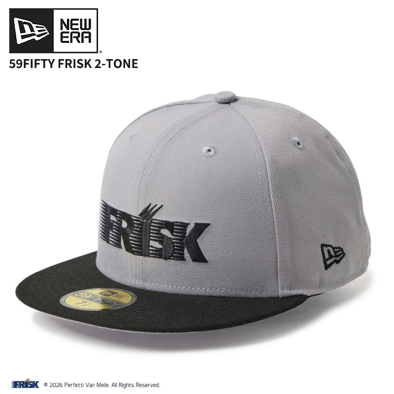 Rakuten - ニューエラ メンズ キャップ レディース 帽子 NEW ERA 59FIFTY FRISK フリスク 2-Tone グレー/ブラック コラボキャップ 14863807