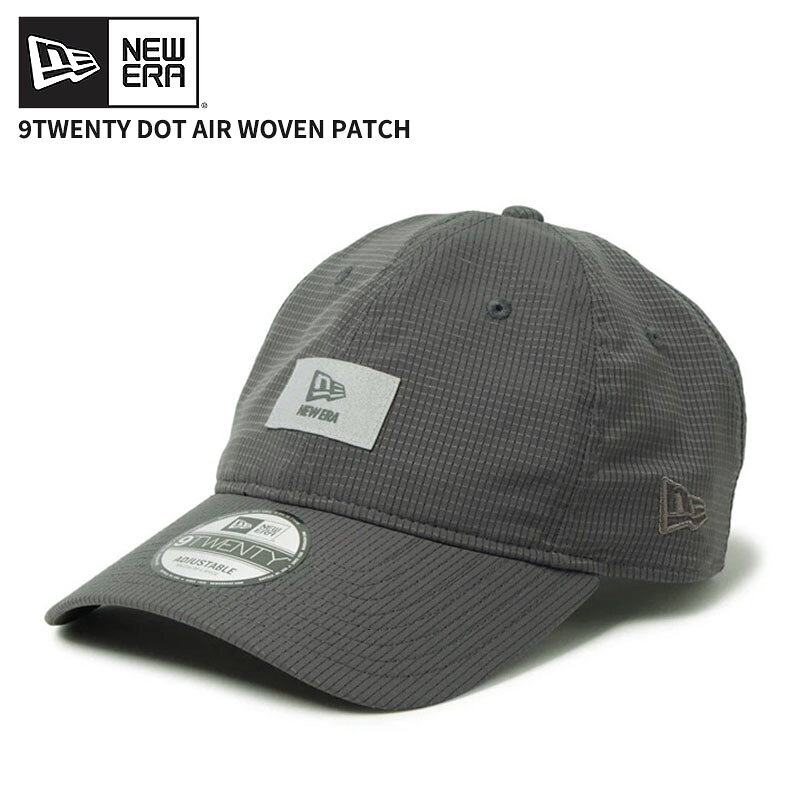 ニューエラ メンズ キャップ 帽子 レディース NEW ERA 9TWENTY Dot Air ウーブンパッチ ダークグレー CAP パフォーマンスアパレル 14744680