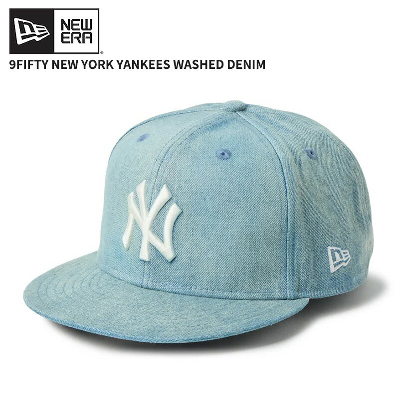 Rakuten - ニューエラ ユニセックス キャップ NEW ERA 9FIFTY ニューヨーク・ヤンキース ウォッシュドデニム 帽子 14744811