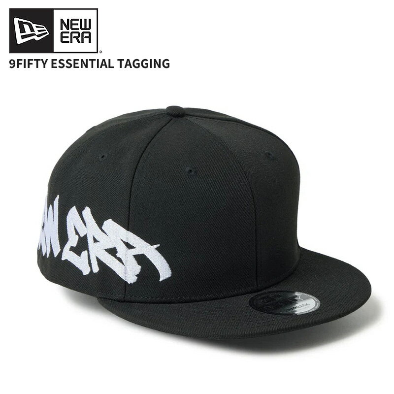 Rakuten - ニューエラ ユニセックス キャップ NEW ERA 9FIFTY Essential Tagging ブラック 帽子 14744823
